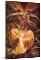 William Blake (The great red dragon and the woman clothed with the sun) Art Poster Print-null-Mounted Poster