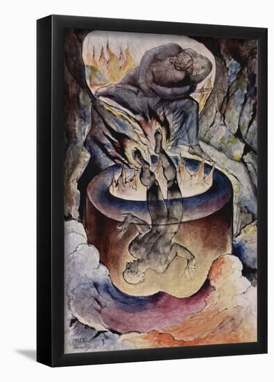 William Blake (The Pope simonistische) Art Poster Print-null-Framed Poster