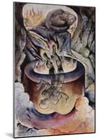 William Blake (The Pope simonistische) Art Poster Print-null-Mounted Poster