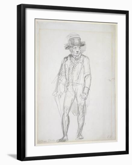 William Blake Walking-George Richmond-Framed Giclee Print