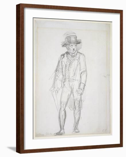 William Blake Walking-George Richmond-Framed Giclee Print