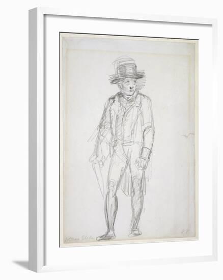 William Blake Walking-George Richmond-Framed Giclee Print