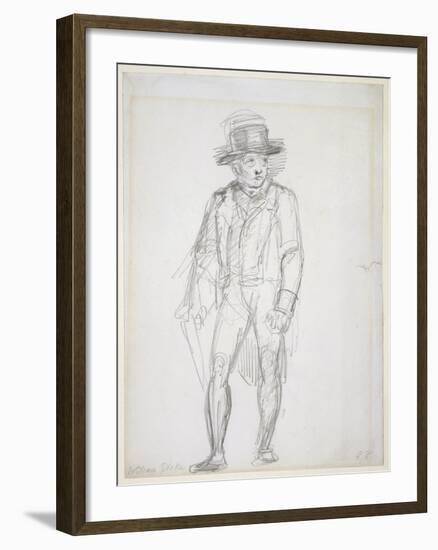 William Blake Walking-George Richmond-Framed Giclee Print