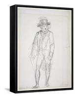 William Blake Walking-George Richmond-Framed Stretched Canvas
