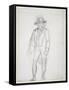 William Blake Walking-George Richmond-Framed Stretched Canvas