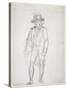 William Blake Walking-George Richmond-Stretched Canvas