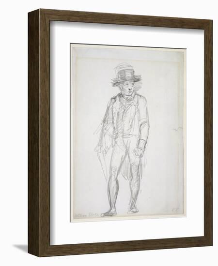 William Blake Walking-George Richmond-Framed Giclee Print