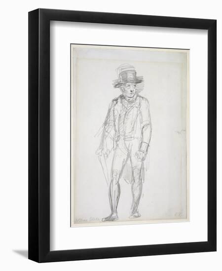 William Blake Walking-George Richmond-Framed Giclee Print