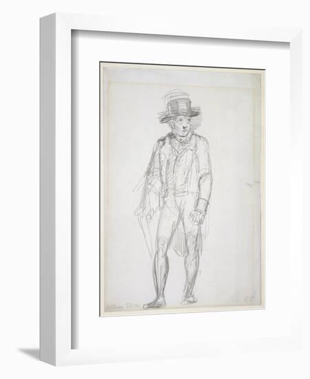 William Blake Walking-George Richmond-Framed Giclee Print