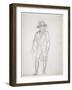 William Blake Walking-George Richmond-Framed Giclee Print