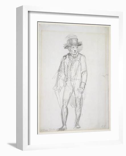 William Blake Walking-George Richmond-Framed Giclee Print