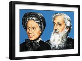 William Booth and His Wife Catherine-null-Framed Giclee Print