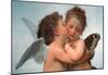William Bouguereau Le Premier Baiser The First Kiss Art Print Poster-null-Mounted Poster