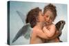 William Bouguereau Le Premier Baiser The First Kiss Art Print Poster-null-Stretched Canvas