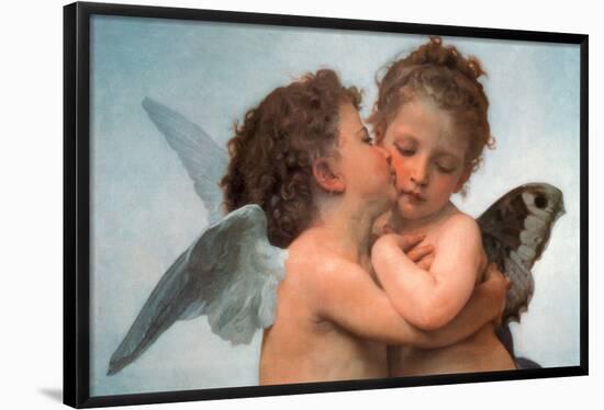 William Bouguereau Le Premier Baiser The First Kiss Art Print Poster-null-Framed Poster