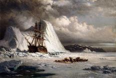 Icebound Ship-William Bradford-Giclee Print