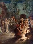 Peter denies knowing Jesus a third time - Bible-William Brassey Hole-Giclee Print