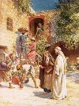 Jesus Withe the One Leper Who Returned to Give Thanks-William Brassey Hole-Giclee Print