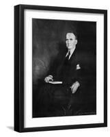 William Brockman Bankhead, Speaker of the House of Representatives, C1937-Howard Chandler Christy-Framed Giclee Print