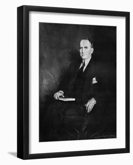 William Brockman Bankhead, Speaker of the House of Representatives, C1937-Howard Chandler Christy-Framed Giclee Print