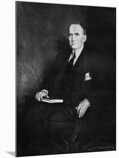 William Brockman Bankhead, Speaker of the House of Representatives, C1937-Howard Chandler Christy-Mounted Giclee Print