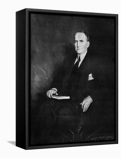 William Brockman Bankhead, Speaker of the House of Representatives, C1937-Howard Chandler Christy-Framed Stretched Canvas