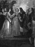 Charles II Receiving the Duchess of Orleans at Dover, 1670-William Bromley-Giclee Print