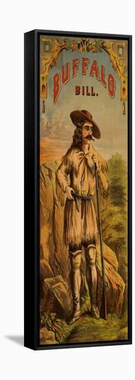 William "Buffalo Bill" Cody, American Showman-Science Source-Framed Stretched Canvas