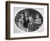 William Butler Yeats (1865-1939) with His Wife Georgie Hyde Lee and Children Anne and Michael-Irish Photographer-Framed Photographic Print