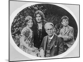 William Butler Yeats (1865-1939) with His Wife Georgie Hyde Lee and Children Anne and Michael-Irish Photographer-Mounted Photographic Print