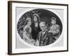 William Butler Yeats (1865-1939) with His Wife Georgie Hyde Lee and Children Anne and Michael-Irish Photographer-Framed Photographic Print