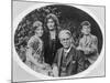 William Butler Yeats (1865-1939) with His Wife Georgie Hyde Lee and Children Anne and Michael-Irish Photographer-Mounted Photographic Print