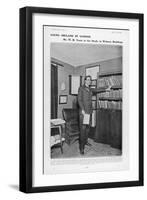 William Butler Yeats Irish Poet and Dramatist in His Study at Woburn Buildings London-null-Framed Art Print