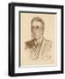 William Butler Yeats Irish Poet and Dramatist-null-Framed Art Print