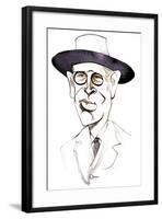 William Butler Yeats Irish poet and playwright; caricature-Neale Osborne-Framed Giclee Print