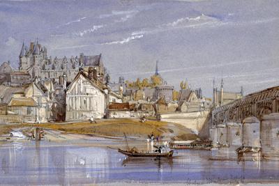 The Chateau at Amboise, on the Loire, 1836