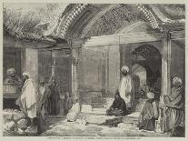 The Bazaar, Oodipoor, Rajpootana-William Carpenter-Giclee Print
