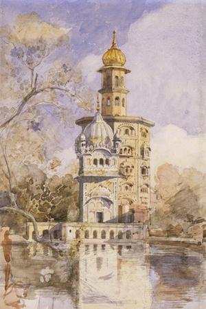 The Akalis Tower at Amritsar, India