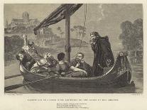 Canute on the River Nene Listening to the Choir of Ely Minster-William Cave Thomas-Mounted Giclee Print