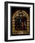 William Caxton Showing His First Printed Book to Edward IV and His Wife Elizabeth Woodville in 1477-null-Framed Giclee Print