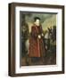 William Cecil, 1st Baron Burghley (1520-1598), Riding a Grey Mule, English School-null-Framed Giclee Print