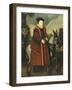 William Cecil, 1st Baron Burghley (1520-1598), Riding a Grey Mule, English School-null-Framed Giclee Print