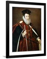 William Cecil, 1st Baron Burghley, 16th Century-Marcus Gheeraerts The Younger-Framed Giclee Print