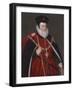 William Cecil, Lord Burghley (1520-1598)-Henry Bone-Framed Giclee Print