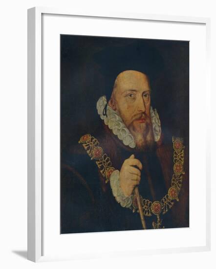 'William Cecil, Lord Burghley', 16th century-Unknown-Framed Giclee Print