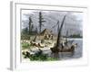 William Claiborne's Trading Post on Kent Island in Chesapeake Bay, 1631-null-Framed Giclee Print