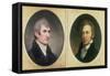 William Clark and Meriwether Lewis-Charles Currier Fenderich-Framed Stretched Canvas