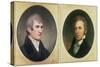 William Clark and Meriwether Lewis-Charles Currier Fenderich-Stretched Canvas