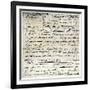 William Clark's Letter Accepting Lewis's Invitation to Join the Corps of Discovery Expedition-null-Framed Giclee Print
