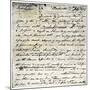 William Clark's Letter Accepting Lewis's Invitation to Join the Corps of Discovery Expedition-null-Mounted Giclee Print